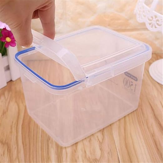 Kitchen Airtight Food Storage Containers,Flour Sugar Cereal Container, Air Tight Snacks Pantry Storage Bins Organizer,Pantry Space Saving Canisters Jars-Keep Dry Goods Fresh&Dry,850ml/1500ml/2300ml