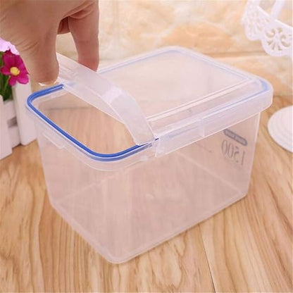 Kitchen Airtight Food Storage Containers,Flour Sugar Cereal Container, Air Tight Snacks Pantry Storage Bins Organizer,Pantry Space Saving Canisters Jars-Keep Dry Goods Fresh&Dry,850ml/1500ml/2300ml