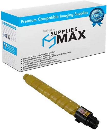 Compatible Replacement for Savin IM-C300IM-300FIM-C400FIM-C400SRF Yellow Toner Cartridge (6000 Page Yield) (Type IM-C300) (842385)