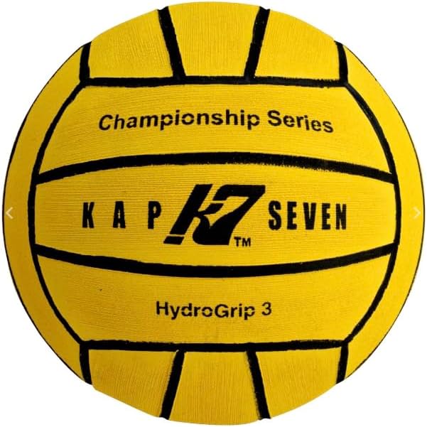 KAP7 Yellow Hydrogrip Water Polo Ball - Size 3