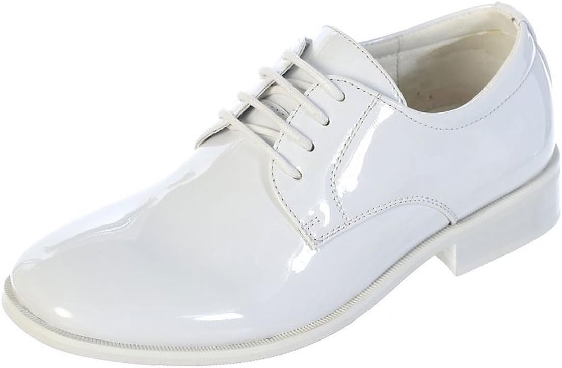 Boys Shiny or Matte Patent Leather Special Occasion Christening Shoes