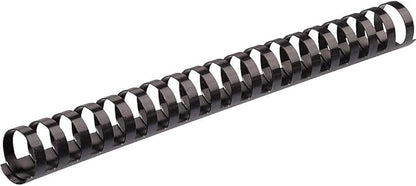 Fellowes Plastic Comb Bindings, 1 Inch, 200-Sheet Capacity, Black, 10 per Pack (52383)