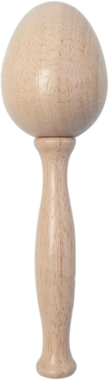 Wood Darning Egg for Socks Wooden Darning Egg Wooden Darning Supplies Kit with Large Eye Needles Sewing Threads for Socks Clothes Adults Darner DIY Handicraft Home Sewing Care (Darning Egg Only)
