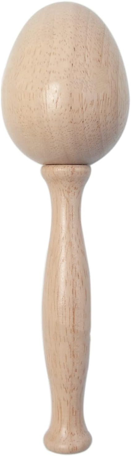 Wood Darning Egg for Socks Wooden Darning Egg Wooden Darning Supplies Kit with Large Eye Needles Sewing Threads for Socks Clothes Adults Darner DIY Handicraft Home Sewing Care (Darning Egg Only)