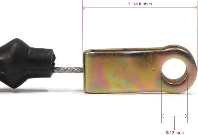 The ROP Shop  Accelerator Cable for 1991 Yamaha G2  G9 Throttle to Governer Golf Cart Engines