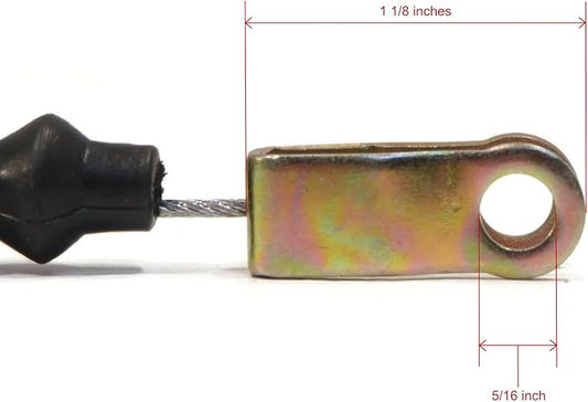 The ROP Shop  Accelerator Cable for 1991 Yamaha G2  G9 Throttle to Governer Golf Cart Engines