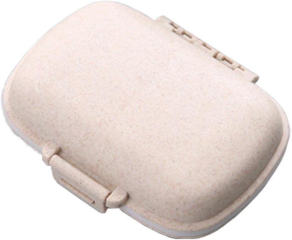 Mini 8-Compartment Pill Box Portable dust-Proof Sealed Small Pill Box sub-Packing Storage Box