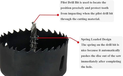 Hole Saw Drilling Cutter Tool for Wood Material 80mm3.15" Cutting Dia