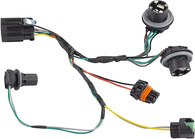 Compatible with Headlight Wiring Harness GMC Sierra 1500 2007 2008 2009 2010 2011 2012 2013 and GMC Sierra 2500 HD 3500 HD 2007 to 2014, Headlamp Wiring Harness, Front Lamp Socket Wire 15841610