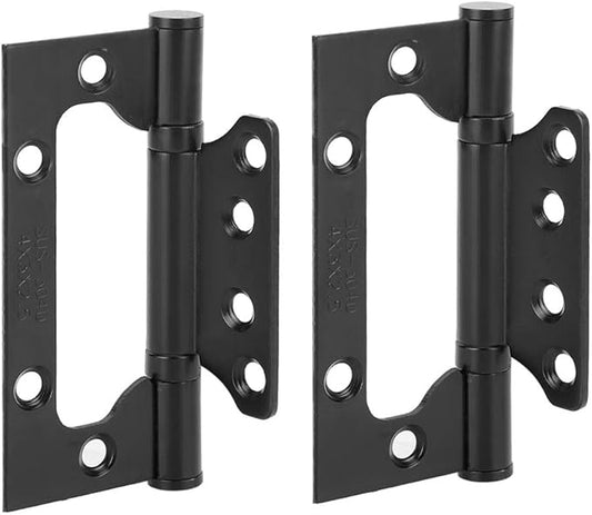 304 Stainless Steel Door Hinge Concealed Butt Hinge Black Furniture Hardware Cabinet Accessories