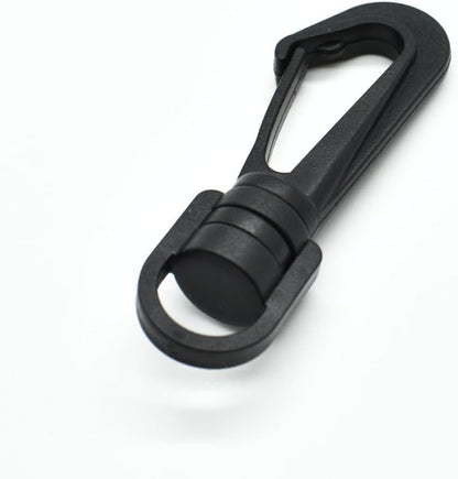 10pcs Plastic Swivel Snap Hooks Hardware Side Release Buckle Paracord Backpack Straps Bag Parts (3/8"(12mm))