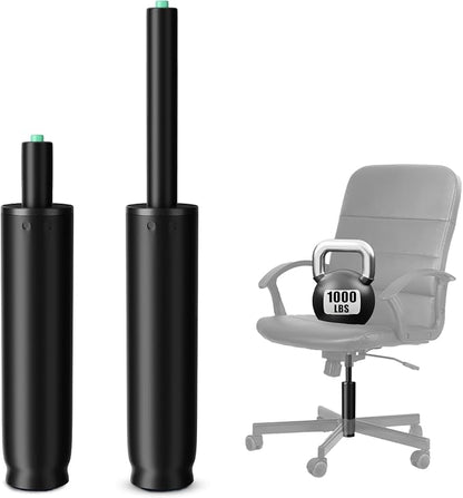 9 Inches to 13 Inches Office Chair Cylinder Replacement, 4" Stroke, Heavy Duty 1000lbs, Hydraulic Pneumatic Shock Piston, Universal Gas Cylinder Fit for Most Office Chairs, Class 4, Black