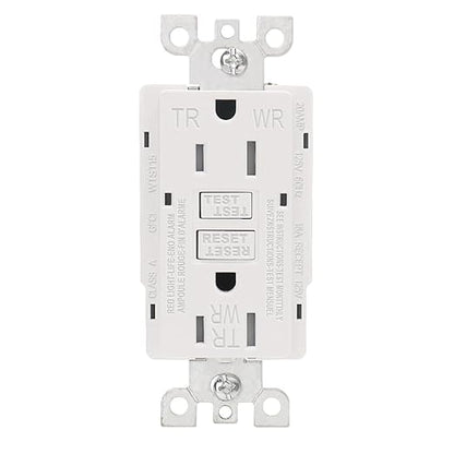 Baomain GFCI 15Amp Output Receptacle. 120VAC 60Hz weatherproof, ground fault circuit interrupter, GFI UL and CUL white listed