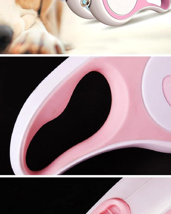 Automatic Dog Leash Lead Pink 5M Dog Leash Automatic Retractable Nylon Dog Lead Extendable Puppy Cat Traction Rope Belt Dog Leash