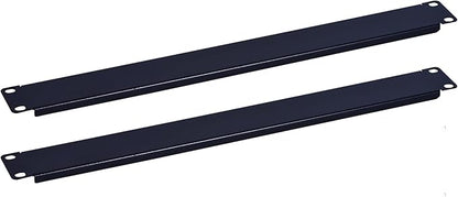 RackPath 1U Blank Rack Mount Panel Spacer for 19in Server Rack Enclosure or Network Cabinet  2 Pack