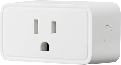 Basics Smart Plug, Works with Alexa Only, 2.4 GHz Wi-Fi, No Hub Required, 1 Pack, White