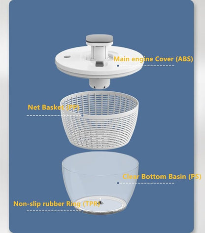 Press vegetable dehydrator Fruit dryer Large capacity home dehydrator Kitchen gadget drain salad basket