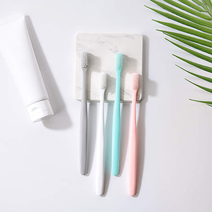 BRUSHLINE Ultra Soft Toothbrushes with Tapered Bristles, 8 Pack