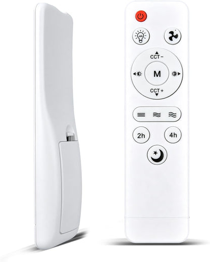 Replacement Remote Control for THINKKEEN ZYJ-520FSD01, OLX, FanLito, LITTARBY 783798488358, JTT Light-1?2, AURALK FS001, Flarouch LEC019, OSTIVE QF-259A, FANSEXPERT 2024082701015 Fan Light