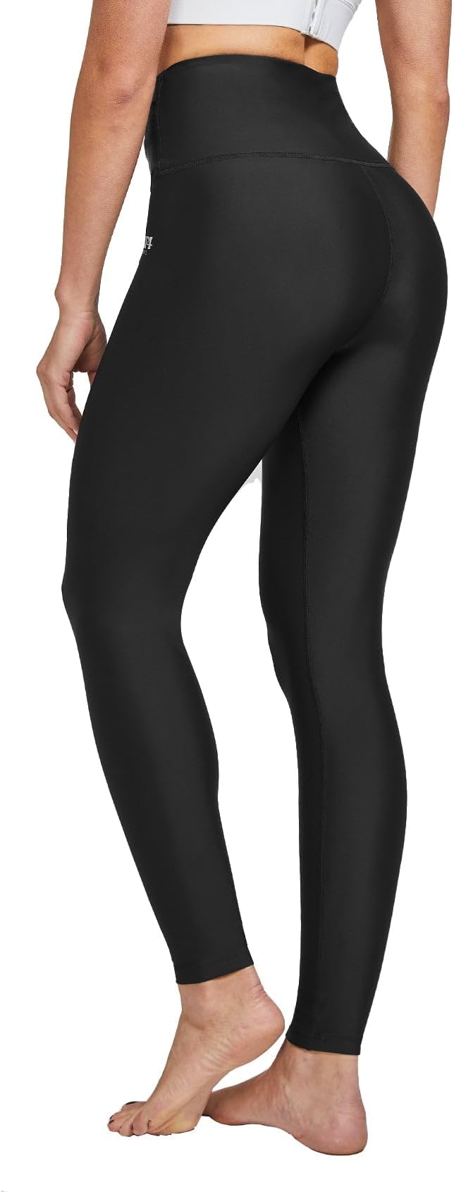 FitsT4 Sports Women's Swimming Leggings UPF 50 High Waisted with Pockets Swim Pants
