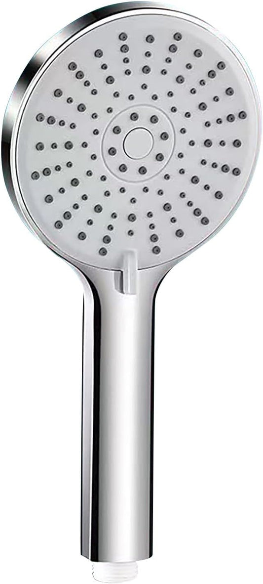 High Pressure Handheld Showerhead With 5 Spray Filtered Shower Head Water Heater Filter Large Panel Shower Nozzle Design For Bathroom Gym Senior Hotel Pool Led Colorful Faucet Light (Silver, One Size)