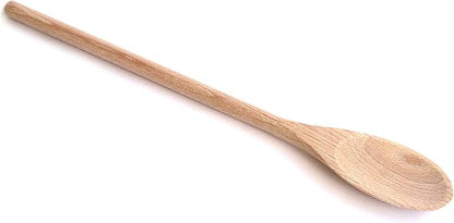 Tredoni 12" Wooden Spoon - Baking/Cooking/Stirring Spoon Utensil (30 cm = 12 inch)
