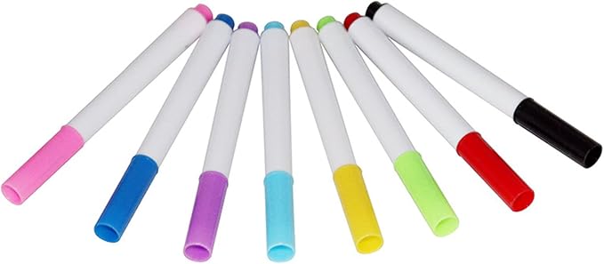40Pcs Erasable Whiteboard Markers Quick Drying Water Base Marker Pen for Whiteboard Chalkboard Bulletin Board, 1MM Tip