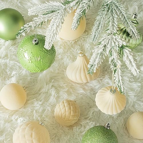 Christmas Tree Decoration Ornaments for Xmas Tree Holiday Wreath Garland Decor Ornaments Hooks Included