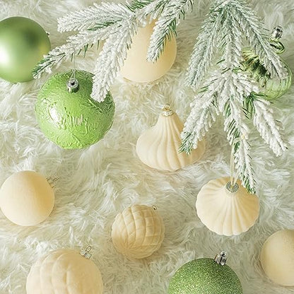 Christmas Tree Decoration Ornaments for Xmas Tree Holiday Wreath Garland Decor Ornaments Hooks Included