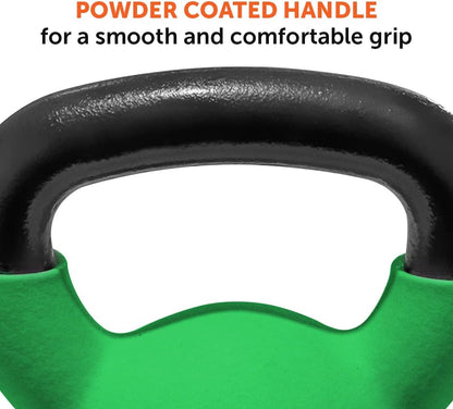 GYMENIST Neoprene Coated Cast Iron Kettlebell