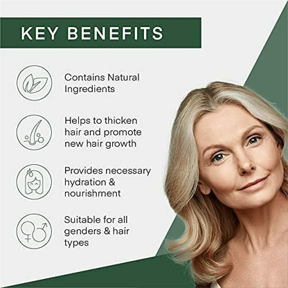 Cel Microstem Natural Hair Thickening Shampoo  Conditioner Set (2 x 8 fl oz)  Stem Cell Extract Anti Thinning Hair Loss Shampoo  Biotin Shampoo  Sulfate  Paraben Free - Suitable for Men  Women