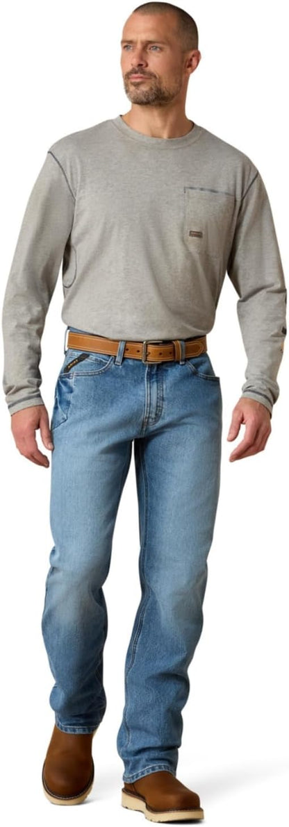 M4 Men's Relaxed DuraStretch Boot Cut Jeans