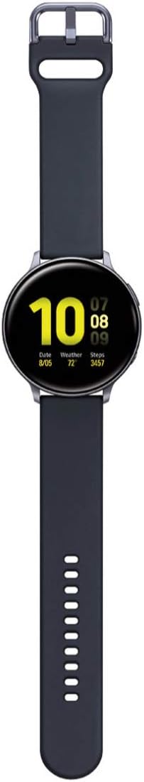 Samsung Galaxy Watch Active2 (44mm), Aqua Black, US Version (Renewed)