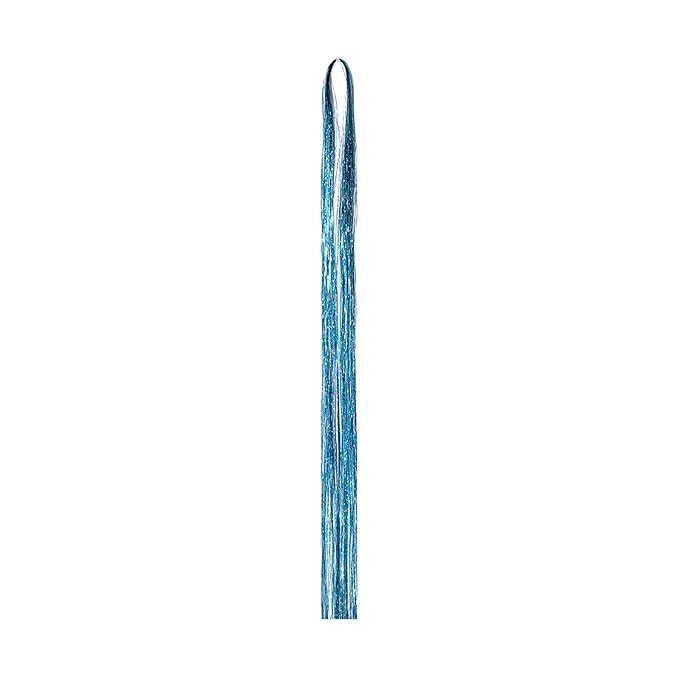 Hair Tinsel Strands, 35 Inch Colored Fairy Hair Tinsel Extensions Pack for Women Girls Kids Doll