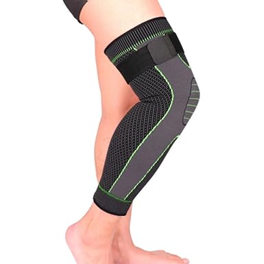 Athletikco Ultra Knee - Long Compression Sleeve With Straps