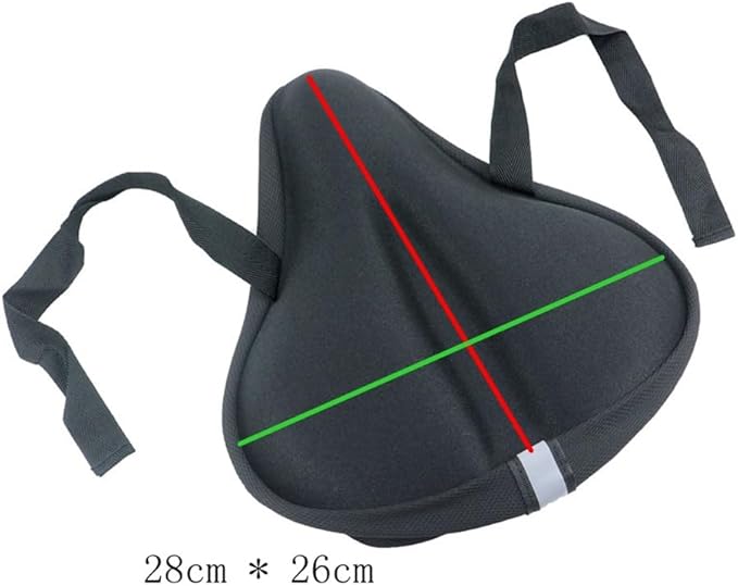 Bicycle Big Butt Silicone Cushion Cover,Bicycle Saddle Cover for Men Womens Comfort Bicycle Cushion Cover,Bike seat Cover