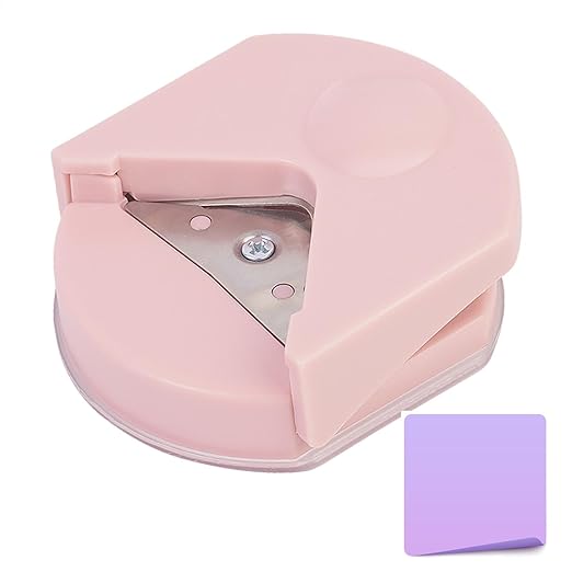 Round Corner Punch | Multifunctional Photo Corner Punch for Scrapbooking, Card Making | Portable, Professional Corner Cutter for Photos and Art