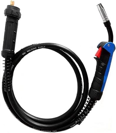 15AK Welding Torch Welding Equipment. Co2 Gas Welding Guns with 5m Heat Restiance Cable for MIGMAG Welding Equipment Fit for BInzel Welding Torch