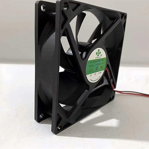 PY-9225H12S 12V 90mm Fan PY-9225H12S 12V 0.35A 90×25MM 2-pin Cooling Fan