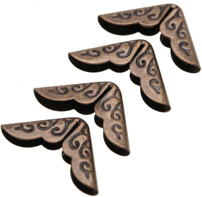 50pcs Scrapbooking Photo Mounting Corners Book Albums Menus Notebook Folder File Corner Protectors(C086 Bronze)