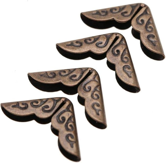 50pcs Scrapbooking Photo Mounting Corners Book Albums Menus Notebook Folder File Corner Protectors(C086 Bronze)