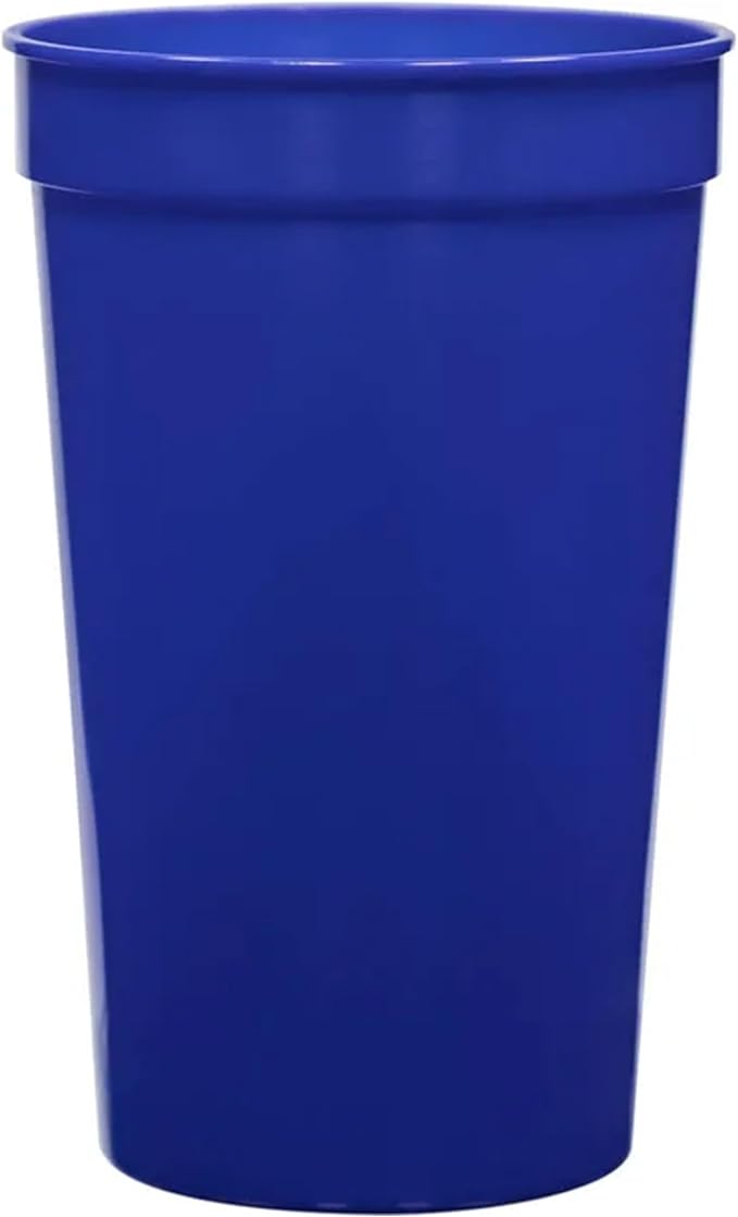USMG Stadium Cups 22oz Blank (Blue, QTY 12)