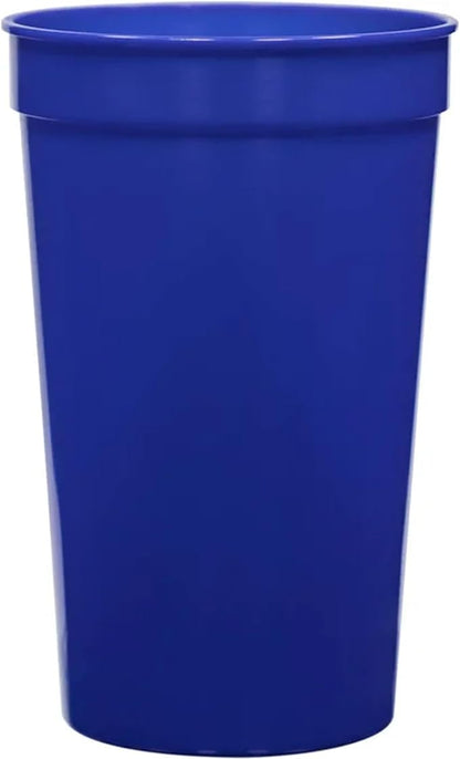 USMG Stadium Cups 22oz Blank (Blue, QTY 12)
