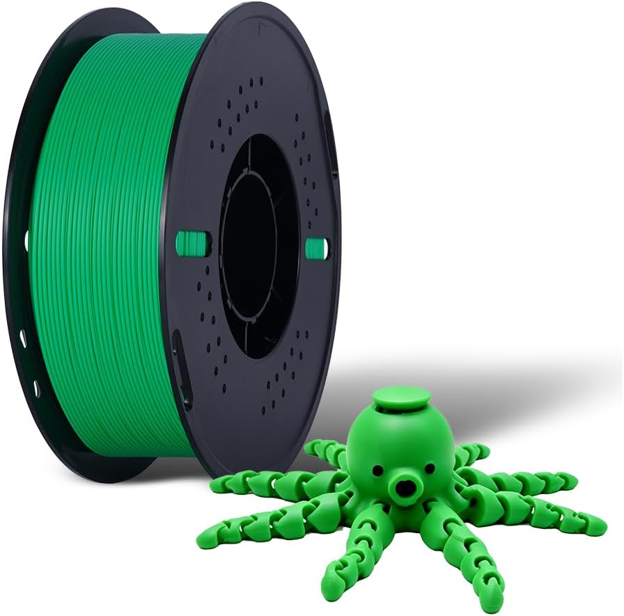 Kingroon PLA 3D Printer Filament, 1.75 mm, 1 kg, Green