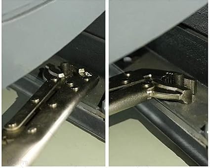 Xiao  Dao Pro Extened Locking Vise Grip Pliers Set 12" Straight Jaws and 80 Degree Jaws Needle Nose Pliers Set, Quick Release Design,