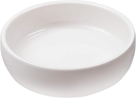 Ceramic Pet Bowl for Cats,Classic Ceramic Cat Dish Dog Bowls for Food and Water,12 Liquid Ounce