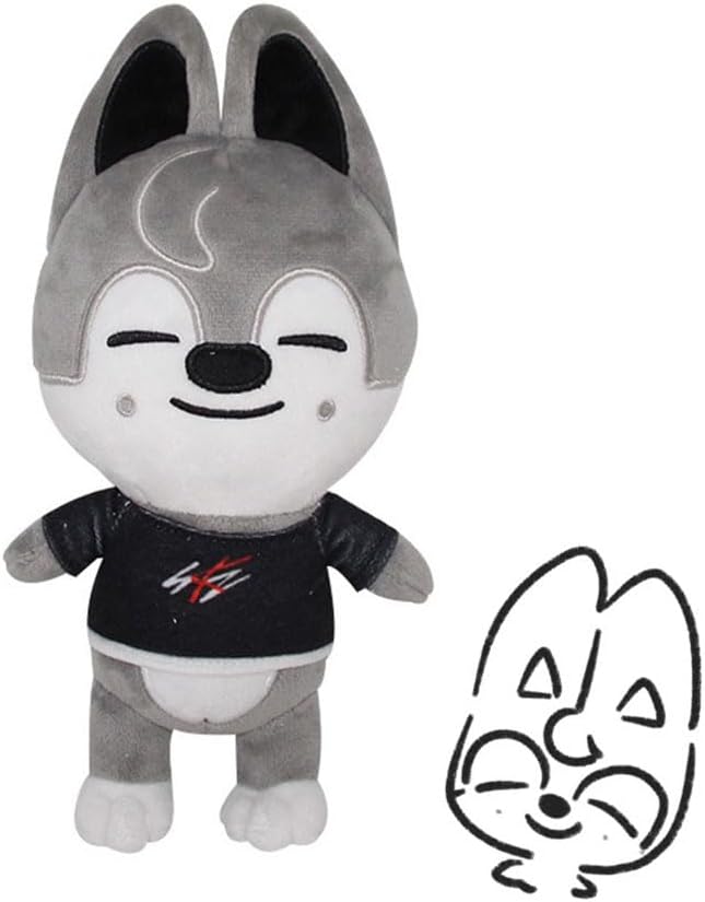 Skzoo Plush Toys, Birthday Gifts, Collectibles (Wolf)