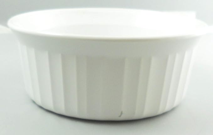 Corning Ware F-5-B White Round Casserole 1.6 Liter - NO LID