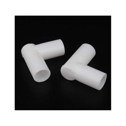 5pcs 12mm PVC Straight Elbow Tee Connector Four Way Joint 90 120 135 Degree 14'' PVC Pipe Adapter DIY Wardrobe Tent Fittings,90 Degree,12mm