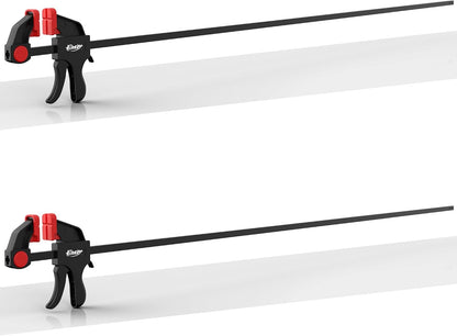 50" Bar Clamp for Woodworking 1-Pack, One-Handed Clamp/Spreader, Light-Duty Quick-Change F Clamp with 170 LBS Load Limit, Ideal for Woodworking/Carpentry/Home Improvement/DIY